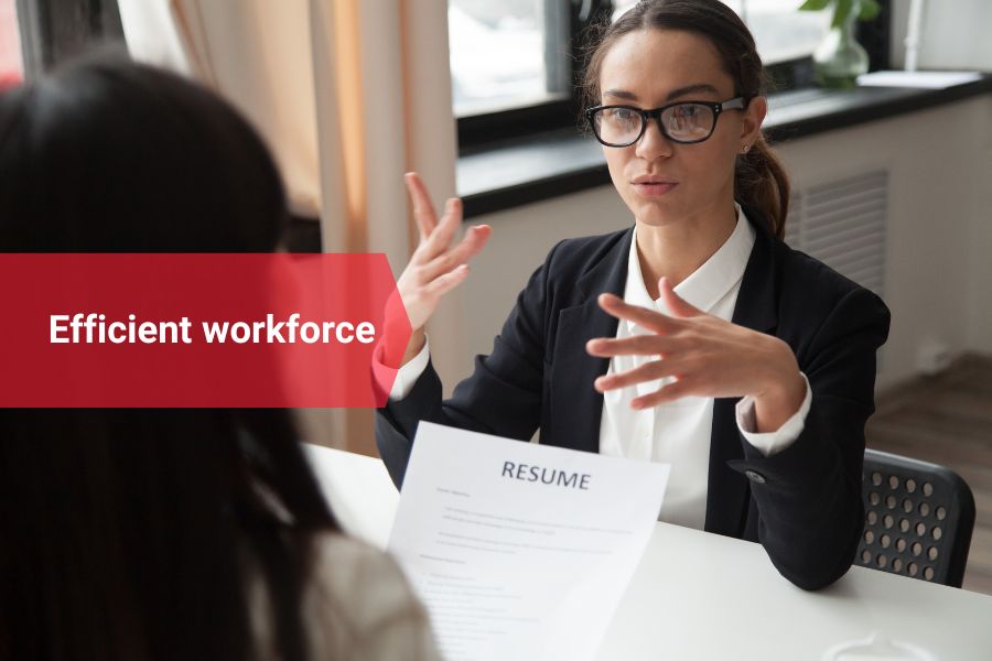 Contract staffing may ensure efficient work force