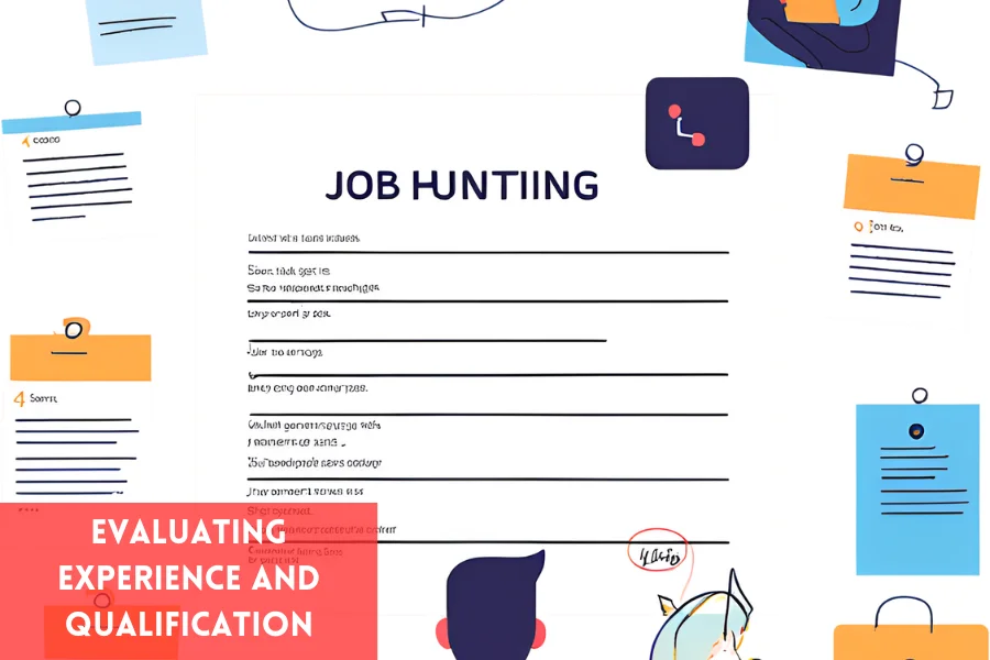 Listing down qualification and relevant experience